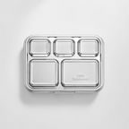 5 Compartment Stainless Steel Bento Lunch Box
