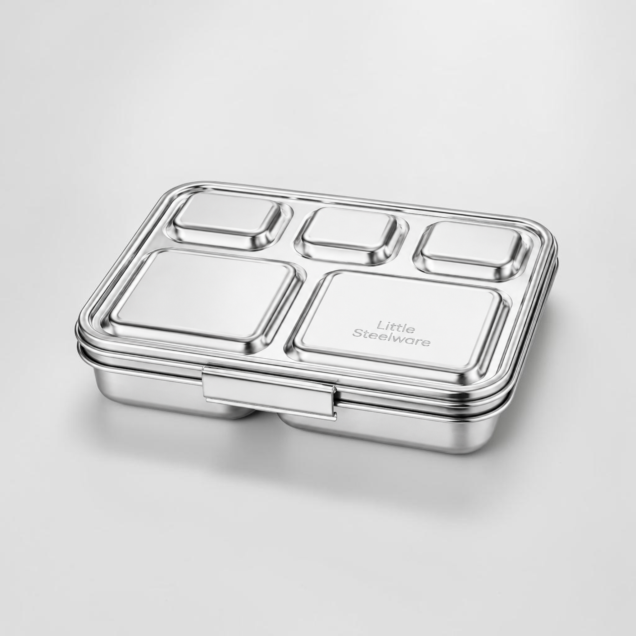 5 Compartment Stainless Steel Bento Lunch Box