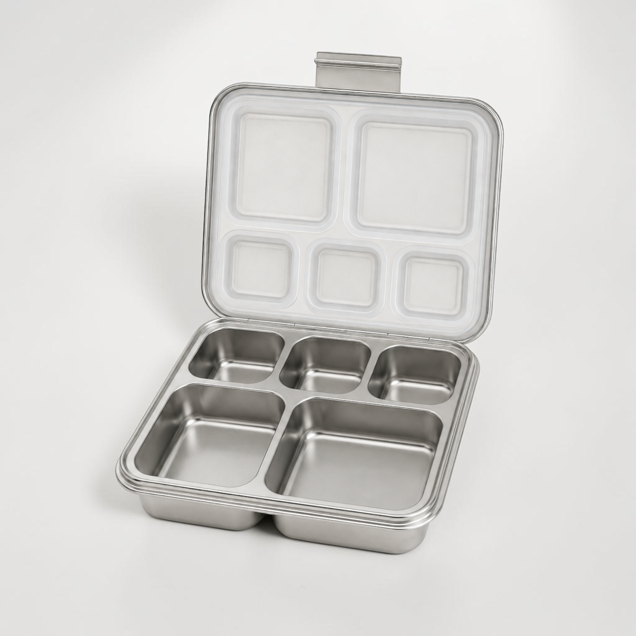5 Compartment Stainless Steel Bento Lunch Box