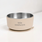 Stainless Steel Toddler Suction Bowl with Lid