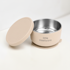 Stainless Steel Toddler Suction Bowl with Lid