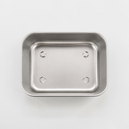 Microwavable Stainless Steel Container – Glass Lid 1L