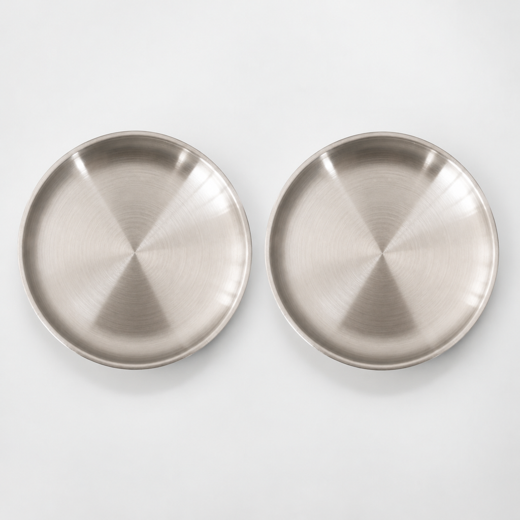 Stainless Steel Toddler Plate