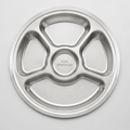 Stainless Steel Divided Snack Platter