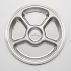 Stainless Steel Divided Snack Platter