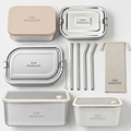 Family Stainless Steel Storage Deluxe Set