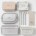 Family Stainless Steel Storage Deluxe Set