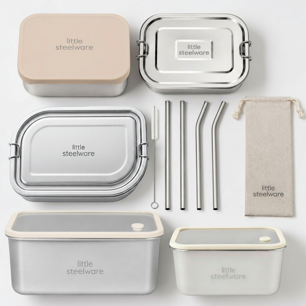 Family Stainless Steel Storage Deluxe Set
