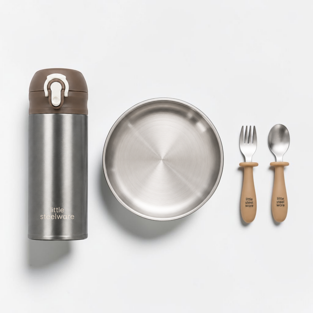 Growing Toddler Stainless Steel Feeding Starter Set