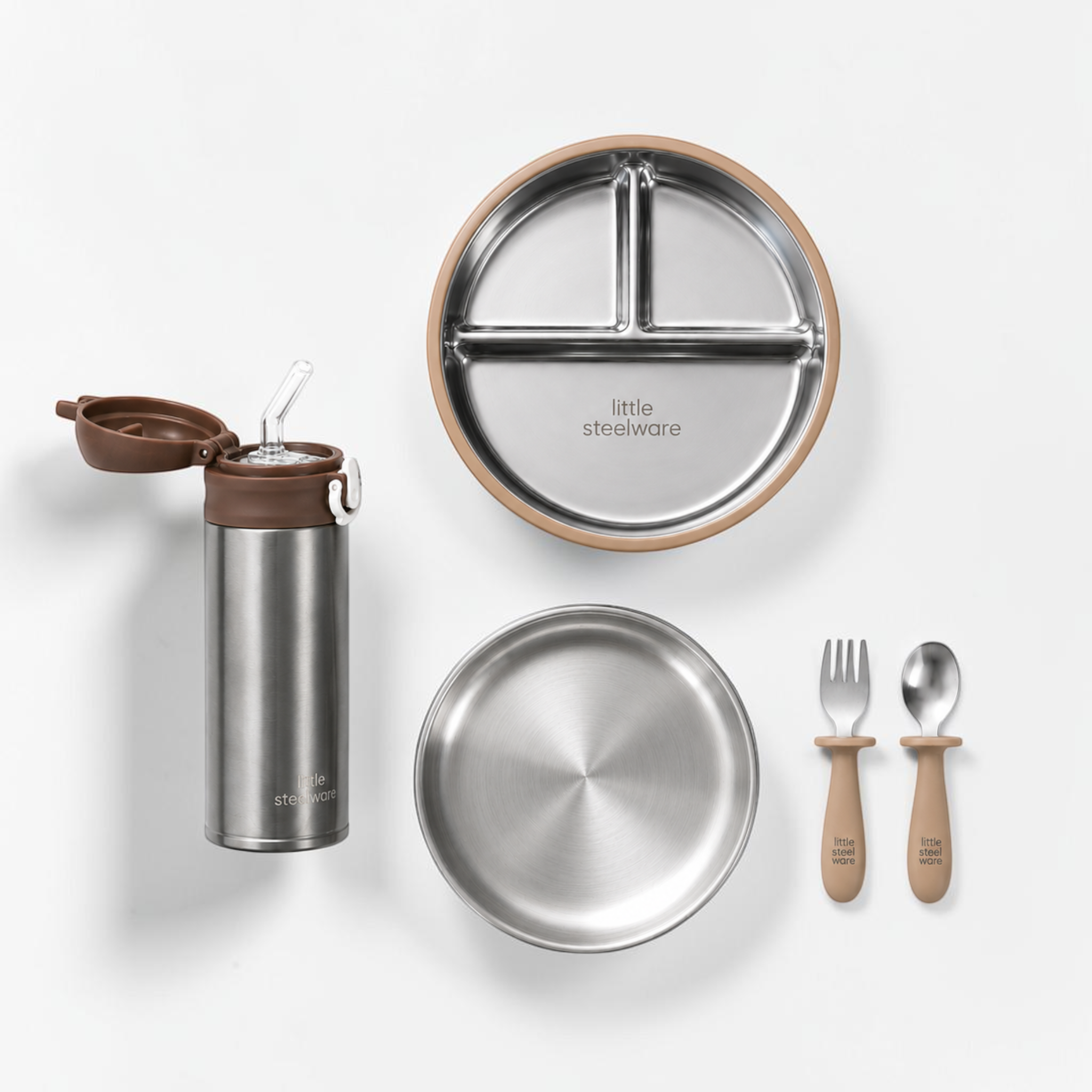 Growing Toddler Stainless Steel Feeding Essential Set