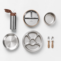 Growing Toddler Stainless Steel Feeding Deluxe Set
