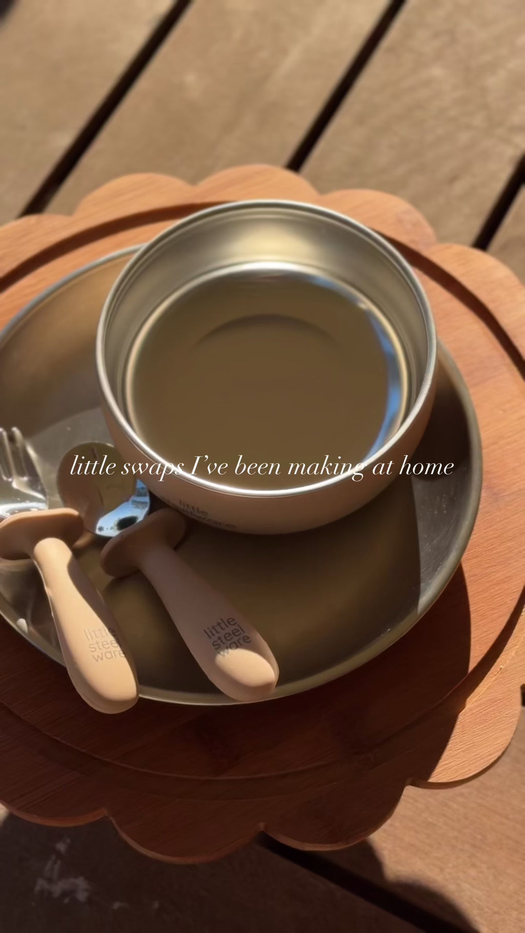 Stainless Steel & Silicone Toddler Bowl