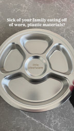 Growing Toddler Stainless Steel Feeding Deluxe Set